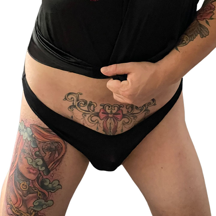 Sissy Heart Lace Panty - Image 5